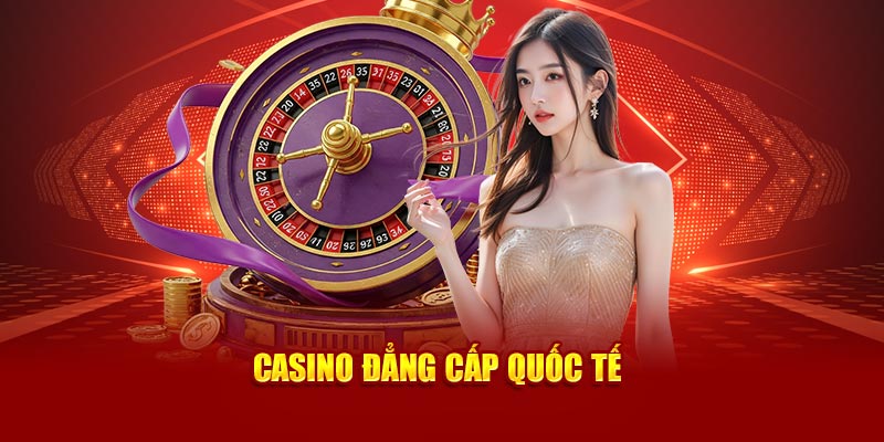 Dealer trực tuyến đang chia bài Baccarat trong sảnh casino iBet